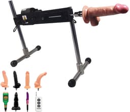 LoveVlijt - Seksmachine - Neukmachine - Fuckmachine - Complete Set - Inclusief 9 Opzetstukken - Krachtige Seksmachine - Verstelbaar - Penetratie - Voor Mannen en Vrouwen - Talloze Standjes - Zeer Stabiel - Metaal - Discreet Geleverd - Sex Toys — thumbnail 1