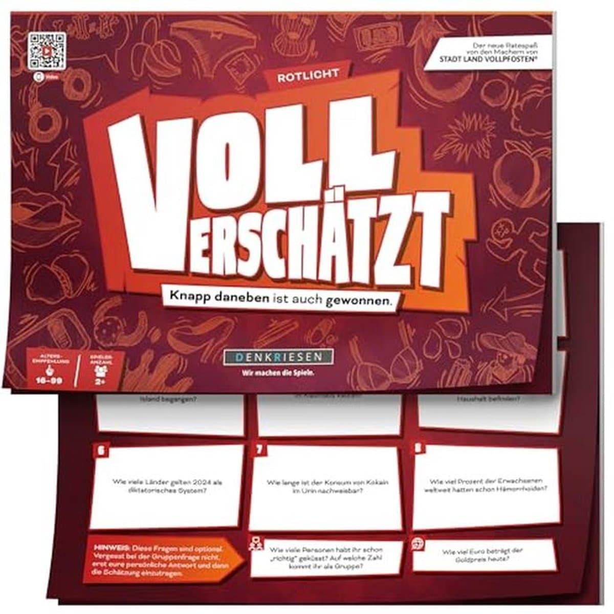 Grappig Schatspel voor Volwassenen | DIN A4 Speelblok | Geschikt voor 16 jaar en ouder | Plezier voor het Hele gezin | Geen Internet Nodig — afbeelding 1