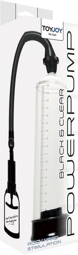 Toyjoy - Power Pump Black - Clear - Penispomp - Ø 55 mm — thumbnail 2