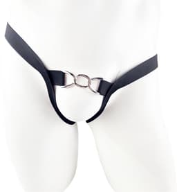 BamBella ® - String bondage - maat Onesize S M L - zwart Sexy erotische heren onderbroek mannen — thumbnail 1