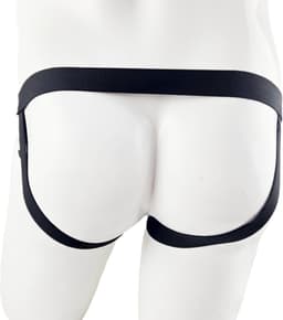 BamBella ® - String bondage - maat Onesize S M L - zwart Sexy erotische heren onderbroek mannen — thumbnail 3