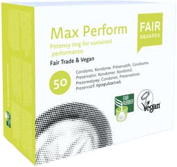 Fair Squared MaxPerform eco fair trade condooms 50 stuks — thumbnail 1