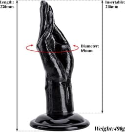 Realistische Grote Anale Fist Dildo - Dikke Dildo Voor Prostaat Massage - Anale Plug In De Vorm Van Een Fist Hand - Fantasie Fisting Dildo — thumbnail 2
