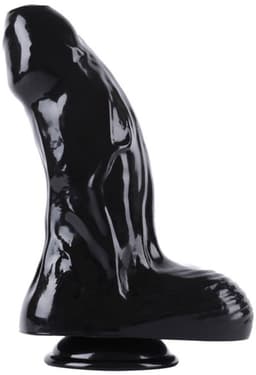 Extra Grote Realistische Dildo - Entreme Thickly XL dildo -Anaal-Vaginale Stimulator, Realistische Dildo met Zuignap - Grote Zwarte Dildo 28 Cm. - Anaal Dildo Zwart - Extra Grote Dildo Met Diameter 8 m. — thumbnail 3