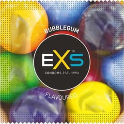 Exs Bubblegum - 100 condooms met Bubblegum smaak & geur — thumbnail 5