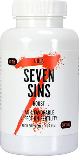 Seven Sins - Boost - Zaadproductie - 60 tabletten — thumbnail 5