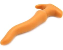Gold Play - Soft Liquid Siliconen Anaal Dildo - Wave - Goud M