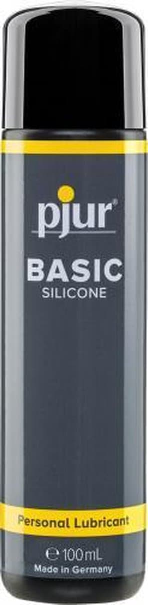 Pjur Basic Glijmiddel Op Siliconenbasis - 100 ml - Waterbasis - Vrouwen - Mannen - Smaak - Condooms - Massage - Olie - Condooms - Pjur - Anaal - Siliconen - Erotisch — afbeelding 1
