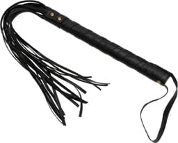 Erotische Zweep – BDSM – Bondage – Sm zweepje – Leer - Zwart — thumbnail 3