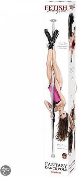 Fetish Fantasy Series Danspaal Fantasy Dance Pole (zilverkleurig) — thumbnail 1