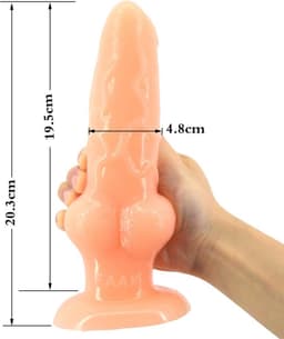 FAAK® - Fantasy animal - Weerwolf- Knotty cock - Beige — thumbnail 2