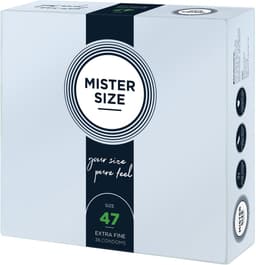 MISTER SIZE 47 Ultra Dunne XS condooms 36 stuks (verkrijgbaar in 7 maten) — thumbnail 4