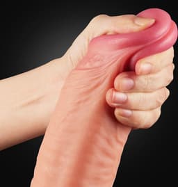 Lovetoy - Realistische XXL Dildo - 30.5 cm - Beige — thumbnail 5