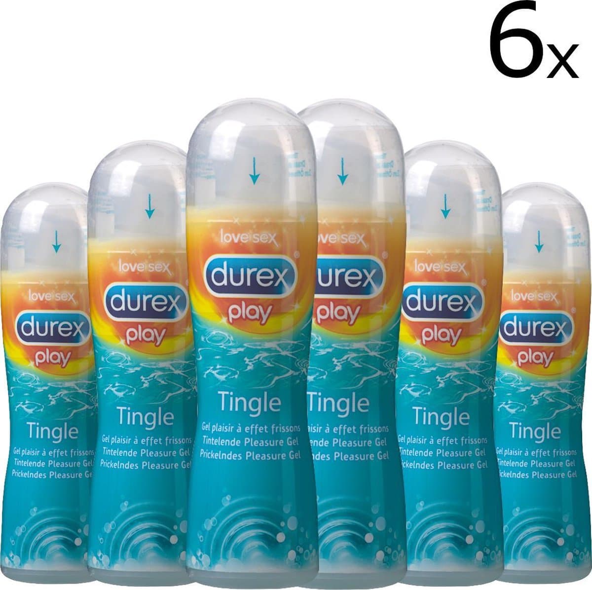 Durex Play Tingle - 50 ml - Glijmiddel - multipack — afbeelding 1