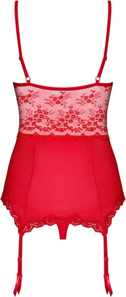 Obsessive - Lovica Korset & String Rood S/M — thumbnail 1