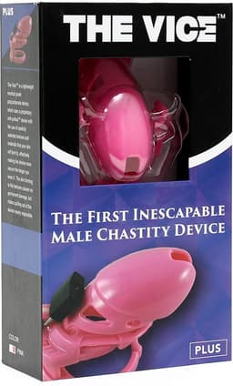 The Vice - Kuisheidskooi - Peniskooi - Chastity Cage - Roze - Verkrijgbaar in de Maten Mini Standaard en Plus Mini — thumbnail 5