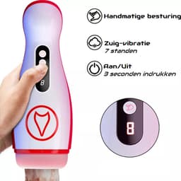 TipsToys Pocket Pussy Masturbator - Mannen Vibrator Sex Toys — thumbnail 5