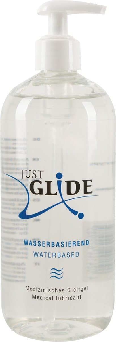Just Glide Waterbased 500 ml — afbeelding 1