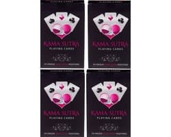 Kama Sutra speelkaarten set van 4