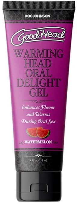 Doc Johnson - GoodHead Warming Oral Delight Gel - Watermeloen - 118 ml — thumbnail 1