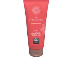 Massage- & Glide Gel 2 in 1 - Aardbei