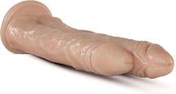 Dr. Skin - Double Trouble - Dubbele Dildo 26 cm - Vanilla — thumbnail 3