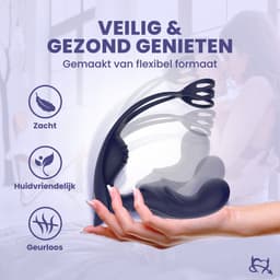 Toys Hub® Prostaat Vibrator PRO met Afstandsbediening - 11 Vibraties – Dubbele Stimulatie - Anaal Dildo - Plug - Stimulator - Massager met Cockring - Prostaat Dildo - Vibrators voor Mannen - Sex Toys Couples & Koppels — thumbnail 5