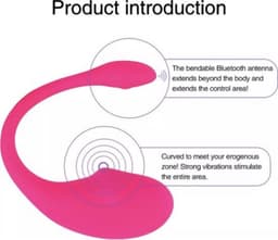 Loiss® Draagbare Vibrator 3 – Vibrerend Ei met App-bediening – 10 Standen, Stil & Oplaadbaar – Waterproof Clitoris Stimulator – Sex Toy voor Vrouwen & Koppels – Roze — thumbnail 2