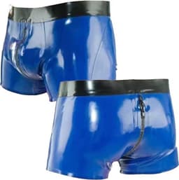 Latex rubberen boxershort - 100% Latex - 4MM Dikte - Fetisj - Open kruis en bil functie - Latex kleding mannen - BDSM - Erotisch — thumbnail 3