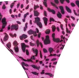 LekkerStout Roze Luipaard String voor Heren - Zachte Tanga - Rekbaar Mannen Ondergoed - Maat XL | ( LS190 ) — thumbnail 3