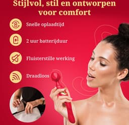 Superwomen® - Magic Wand Vibrator voor Vrouwen – Vibrator - Dildo - Clitoris Stimulator – G Spot - Sex Toys – Seks Speeltjes – Buigbaar – Stimuleert G Spot & Clitoris tegelijk — thumbnail 3