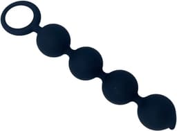 Anaal ketting - Anal Beads - Anaal Ballen - Anale Kralen - Anaal Plug - Anaal stimulator - Buttplugs - Zwart - 15 CM — thumbnail 1
