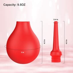 Enema Bulb Anal Douche Rood - Anaal Douche - Klysma - Enema - Anaaldouche - Anal Douche - Intieme douche — thumbnail 3