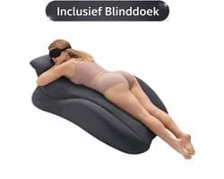 Luxe Sex Kussen – Positie Kussen voor Koppels – Seksspeeltje – Sex Meubel – Erotisch Sofa Kussen – Geschikt voor alle posities – Inclusief Blinddoek – Zwart
