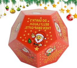 Kerstfeest Spellen - Dobbelspellen - Familie Amusement - Interactieve Fun - 8 x 8 x 7 cm - Kleurrijk — thumbnail 1