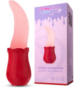 Desiredrops® Tong Vibrator met Lick-beweging – 10 Tongstanden & 10 Vibratiestanden – Waterdicht – Clitoris Stimulator – Vibrators voor Vrouwen – Sex Toys voor Vrouwen — thumbnail 1