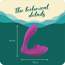 ONLYTOYS® The Breeze - Luchtdruk Vibrator & Vibrerend Ei - G Spot & Clitoris Stimulator - Sex Toys voor Vrouwen - Koppel Satisfyer - Vibrators voor Koppels — thumbnail 5