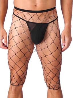 Transparante erotische heren boxer - Sexy ondergoed - Visnet - Onesize — thumbnail 3