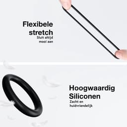 Cockring Siliconen 3 verschillende maten - Penisring - Sexspeeltjes voor mannen - Speeltjes voor koppels - Jespro — thumbnail 4