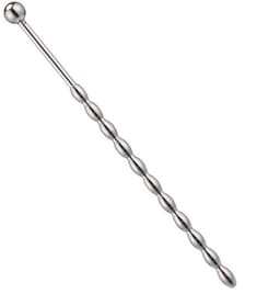 Penis Plug - Dilator - RVS - 15CM - Penisplug - Glad - 11 Bobbels — thumbnail 1