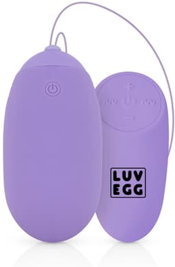 LUV EGG - Vibrerend Ei met Afstandsbediening - XL Vibratie Ei - Oplaadbaar - Waterproof - Koppeltoy - Seksspeeltje - Sex Toys voor Vrouwen - Paars — thumbnail 1
