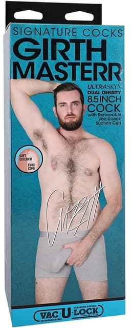 Girthmasterr - Realistic ULTRASKYN Dildo - 8.5" / 23 cm - Vanilla — thumbnail 5
