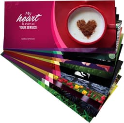 Set van 12 Romantische Liefdesbonnen met Quotes voor Beloftes — thumbnail 1