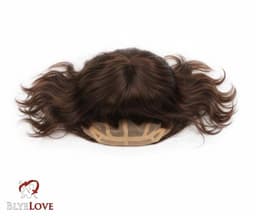 Sekspop Pruik Kort Bruin voor Love Doll Sexpop Blyelove.nl® — thumbnail 2