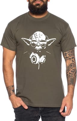 T-Shirt voor Mannen met DJ-Print - Rave, House en Techno Vormgeving — thumbnail 1