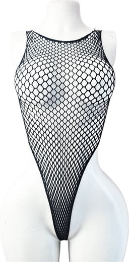 BamBella ® - Panty pak -Onesize - body suit - Dames - Onesize - sexy Erotische jumpsuit van kant lingerie zwart catsuit — thumbnail 1
