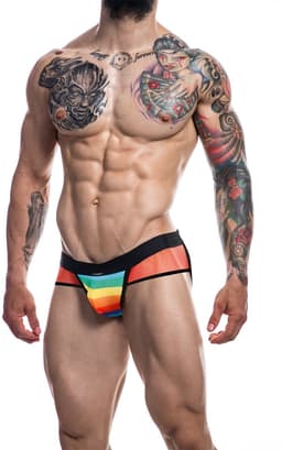 Cut4Men - Jockstrap Herenslip - Rainbow - Maat M — thumbnail 1