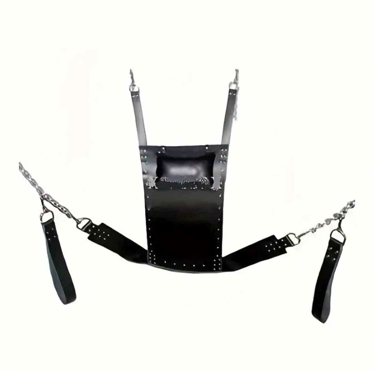 Sling de luxe, sex schommel, bdsm, dik hoogwaardig pu leer, sexmeubel, love swing. — afbeelding 1