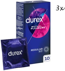 Durex Condooms - Mutual Pleasure - 30 stuks (3 x 10 stuks) - Discreet Verzonden — thumbnail 1
