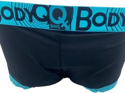 BodyQ Sexy Heren Boxershort – Zwart/Aqua – Erotische Herenlingerie – Maat XL — thumbnail 3